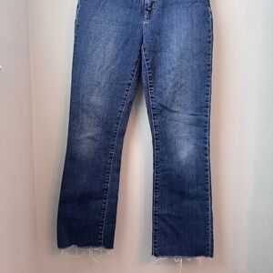 Gap Kick Fit High Rise Frayed Cuff Jeans 6T/28